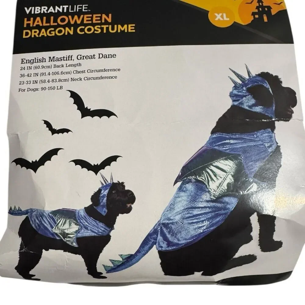 Vibrant Life Halloween Dog Costume: Dragon, Size XL